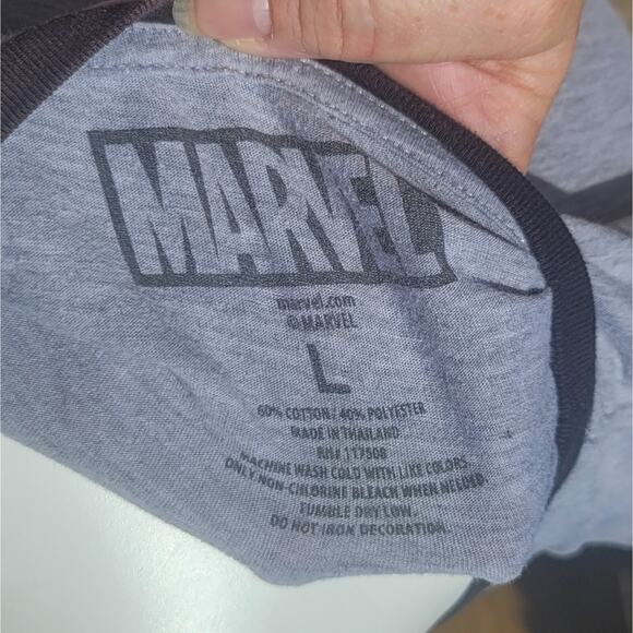 FREE with bundle! Marvel juniors Avengers graphic varsity tee w- contrast collar - Picture 8 of 10